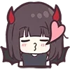 Стикер 3 Devilish Menhera