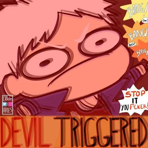 😵 Стикер «Devil May MOTIVATED» для Telegram