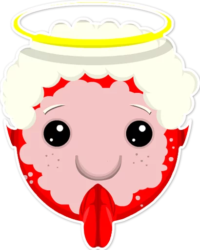 😇 Стикер «Дьявольские эмоции» для Telegram