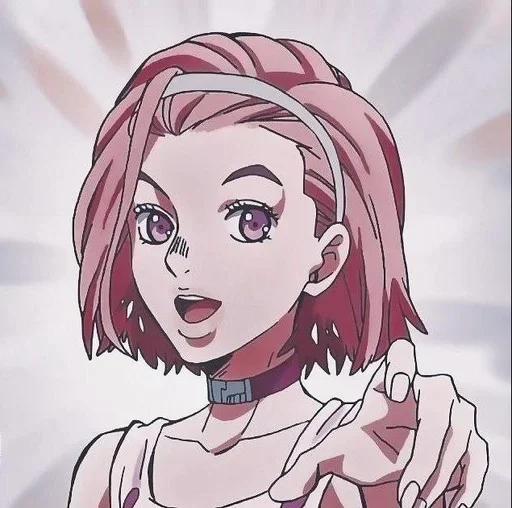 ❤ Стикер «Девочка JoJo» для Telegram