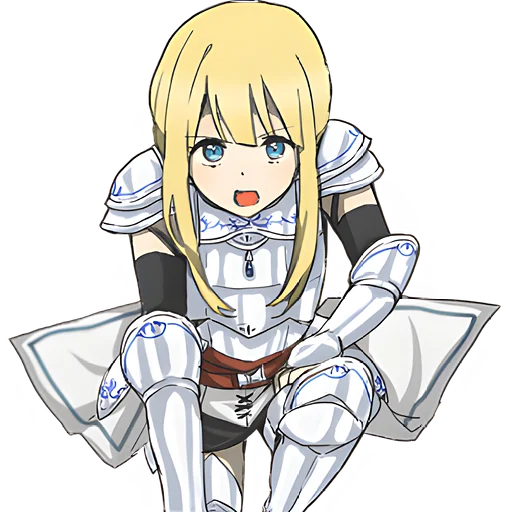 🧐 Стикер «Девочка рыцарь» для Telegram