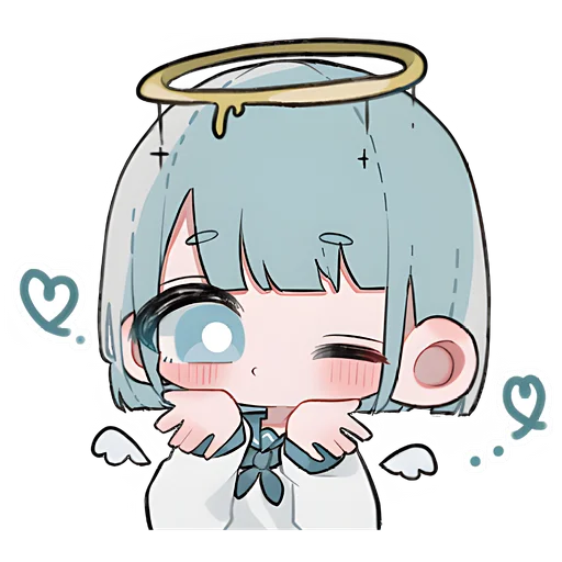😘 Стикер «Девочки ангелы» для Telegram