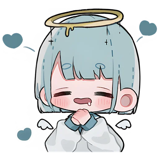 🥰 Стикер «Девочки ангелы» для Telegram