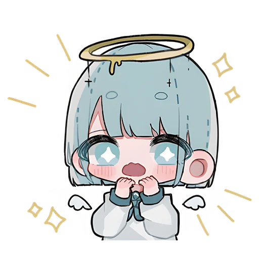 😇 Стикер «Девочки ангелы» для Telegram