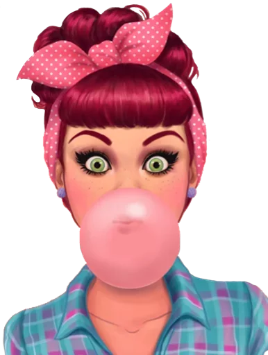 🤓 Стикер «Girls» для Telegram