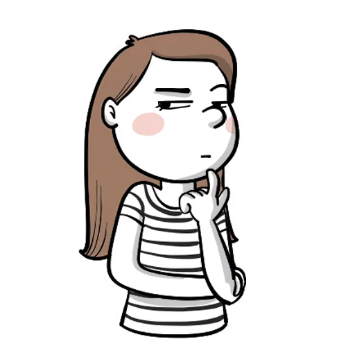 🤞 Стикер «Переходный Возраст Девушки и Мишки» для Telegram