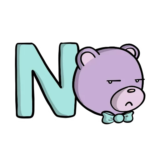 🤞 Стикер «Переходный Возраст Девушки и Мишки» для Telegram