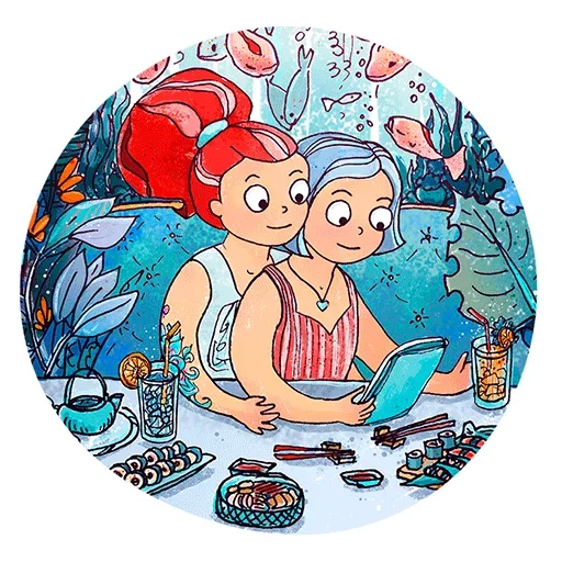 😑 Стикер «Tattoo» для Telegram