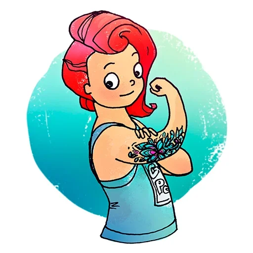 🤭 Стикер «Tattoo» для Telegram