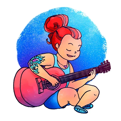 😑 Стикер «Tattoo» для Telegram