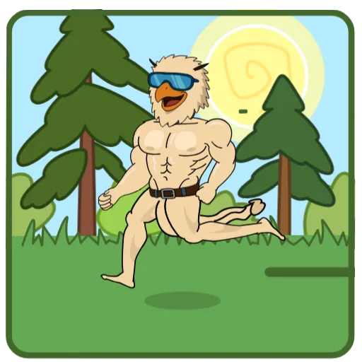 🏃‍♂️ Стикер «Dexter» для Telegram