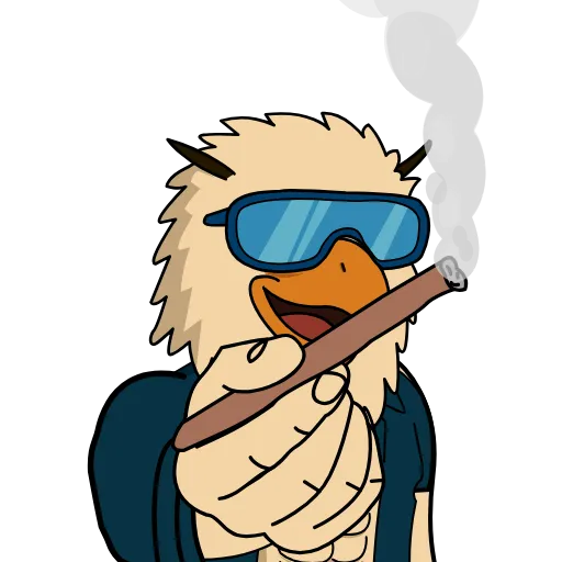 🚬 Стикер «Dexter» для Telegram