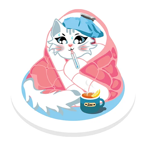 🤒 Стикер «Deya the Cat» для Telegram