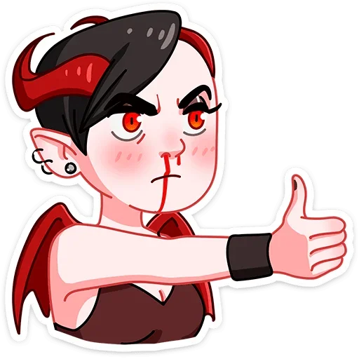 👍 Стикер «Деймония» для Telegram