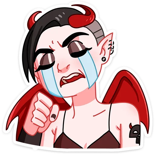 😭 Стикер «Деймония» для Telegram