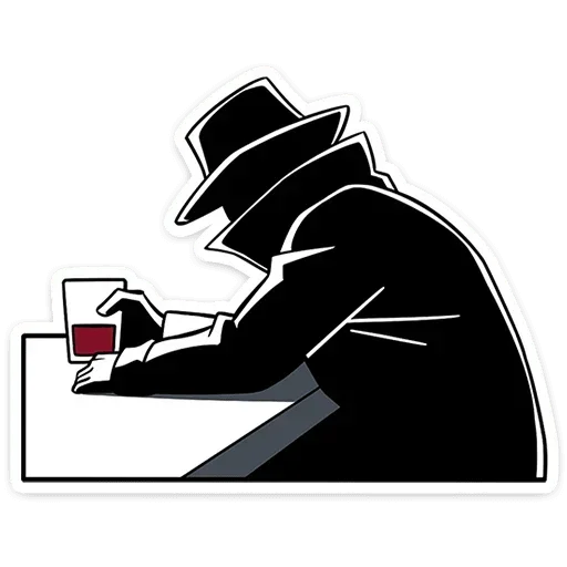 🍷 Стикер «Джордж без надписей» для Telegram