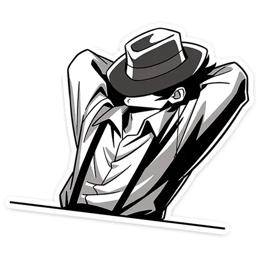 😴 Стикер «Джордж без надписей» для Telegram