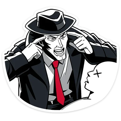😠 Стикер «Джордж без надписей» для Telegram
