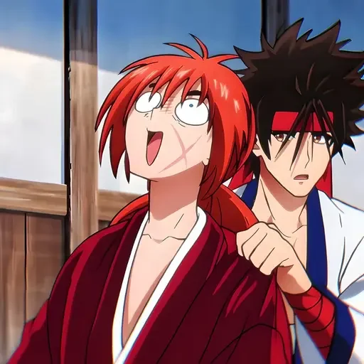😰 Стикер «Rurouni Kenshin» для Telegram