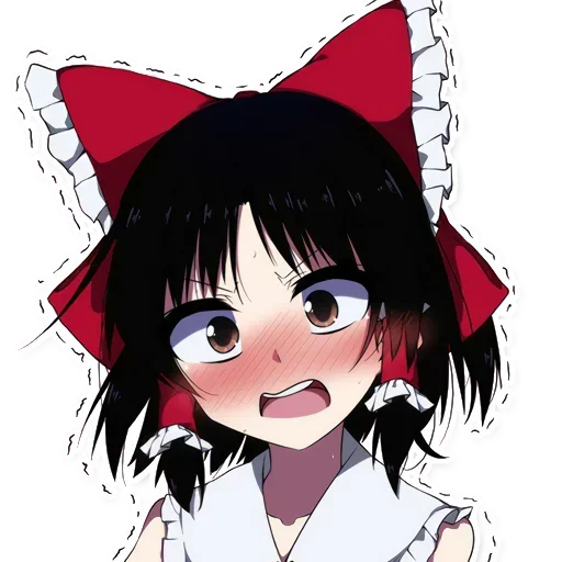 ❤️ Стикер «2D тян» для Telegram