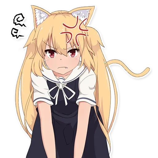 ❤️ Стикер «2D тян» для Telegram