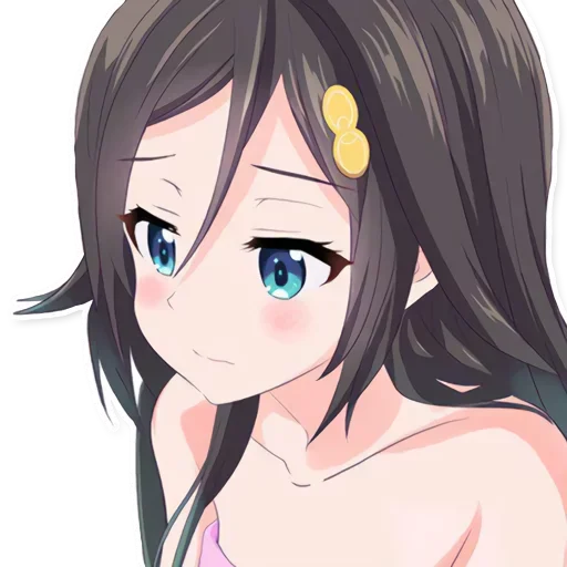 ❤️ Стикер «2D тян» для Telegram