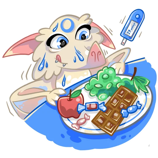 😅 Стикер «DiabeticDay» для Telegram