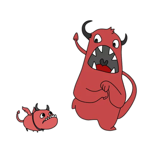 😟 Стикер «Little devils» для Telegram