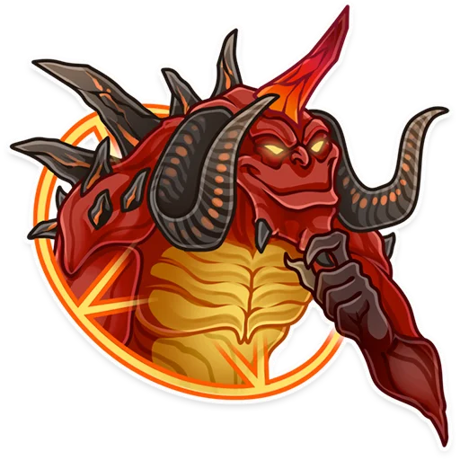 😏 Стикер «Diablo» для Telegram