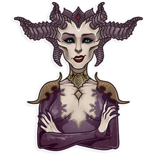 😏 Стикер «Diablo» для Telegram