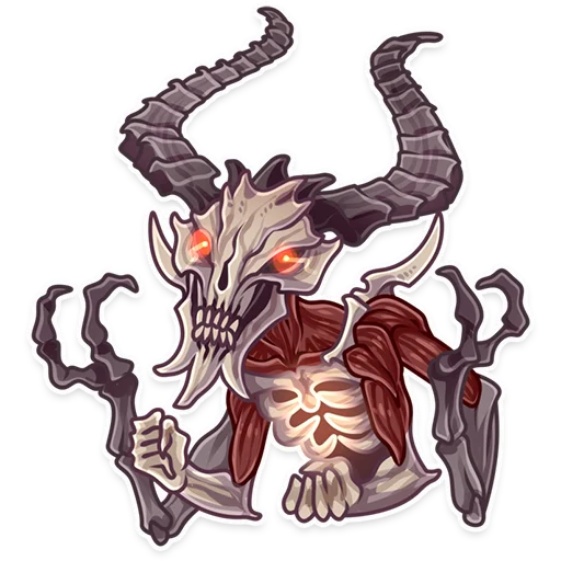 😠 Стикер «Diablo» для Telegram