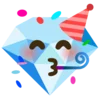 🥳 Эмодзи «Бриллиантики» для Telegram