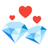 🥰 Эмодзи «Бриллиантики» для Telegram