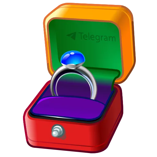 💎 Стикер «Diamond Ring» для Telegram