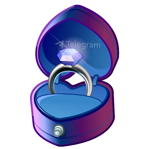 💎 Стикер «Diamond Ring» для Telegram