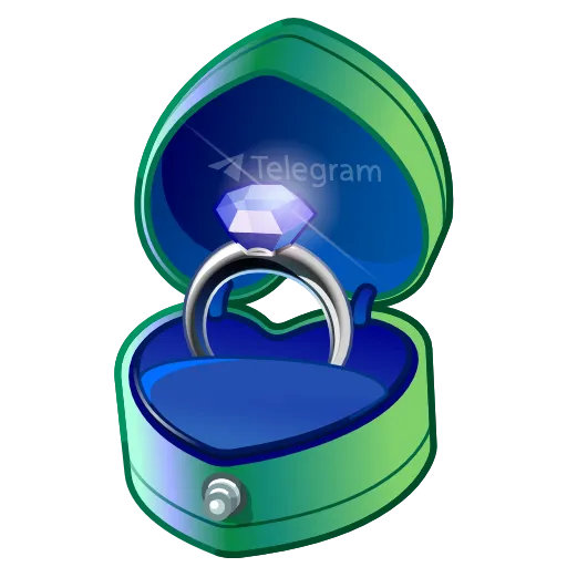 💎 Стикер «Diamond Ring» для Telegram