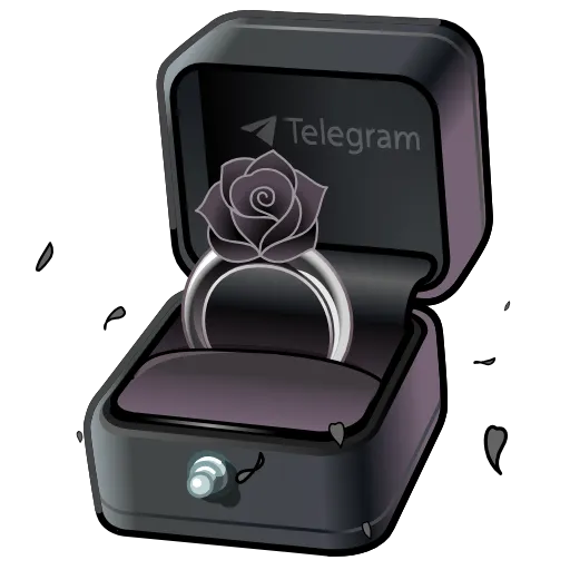 💎 Стикер «Diamond Ring» для Telegram
