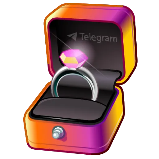 💎 Стикер «Diamond Ring» для Telegram