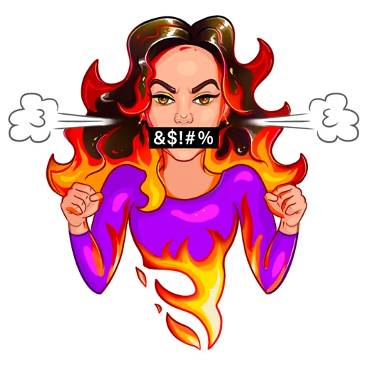 🔥 Стикер «Диана Иллюстратор» для Telegram