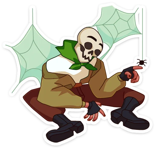 💀 Стикер «Диана Бонс» для Telegram