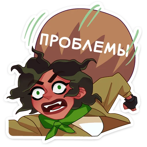 😓 Стикер «Диана Бонс» для Telegram