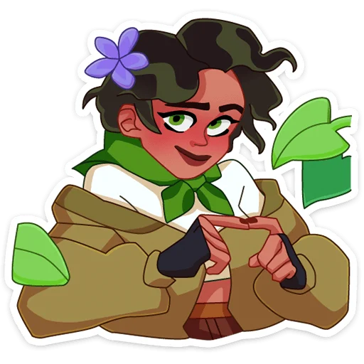 🥺 Стикер «Диана Бонс» для Telegram