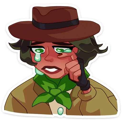 😢 Стикер «Диана Бонс» для Telegram