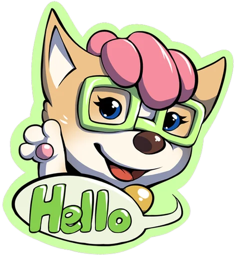 ✋ Стикер «Dibidogs» для Telegram