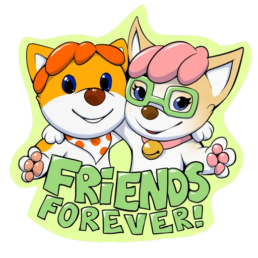 🤗 Стикер «Dibidogs» для Telegram