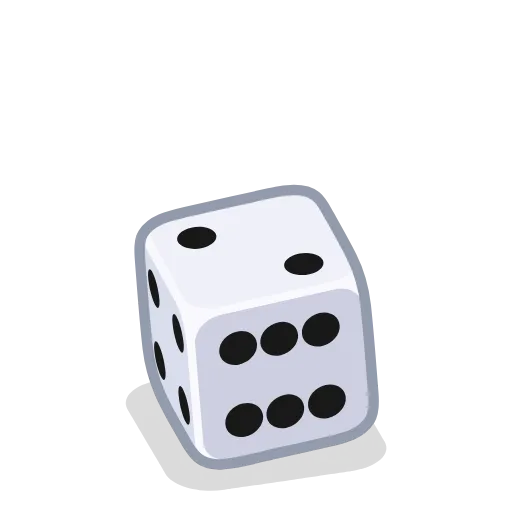 🎲 Стикер «Dice» для Telegram