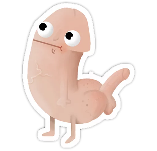 🍆 Стикер «Memez» для Telegram