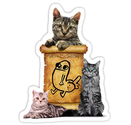 🐈 Стикер «Memez» для Telegram