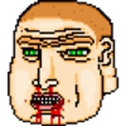 ☹️ Эмодзи «Hotline Miami» для Telegram