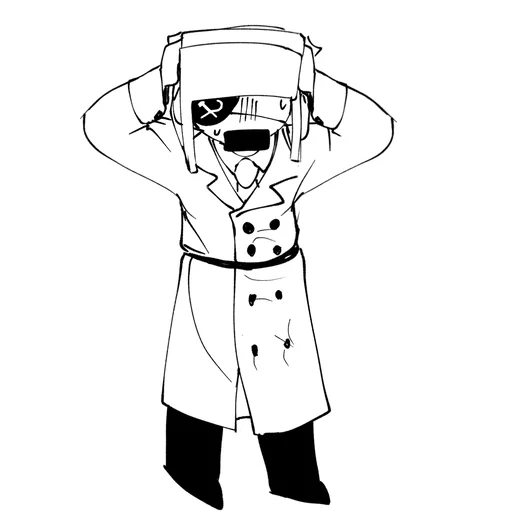 😱 Стикер «Countryhumans» для Telegram